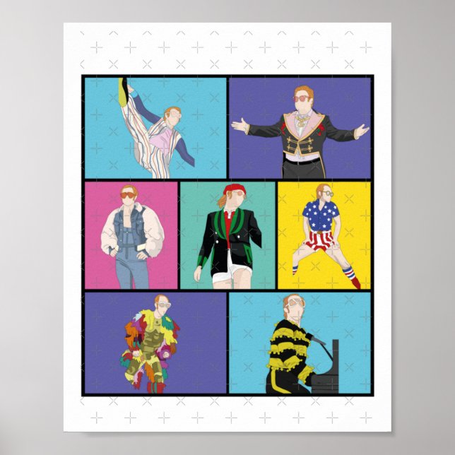 Yellow Sticker  Poster (Front)