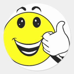 yellow stiker classic round sticker