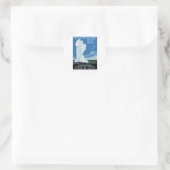 Yellow Stone Park - Old Faithful Geyser Classic Round Sticker (Bag)