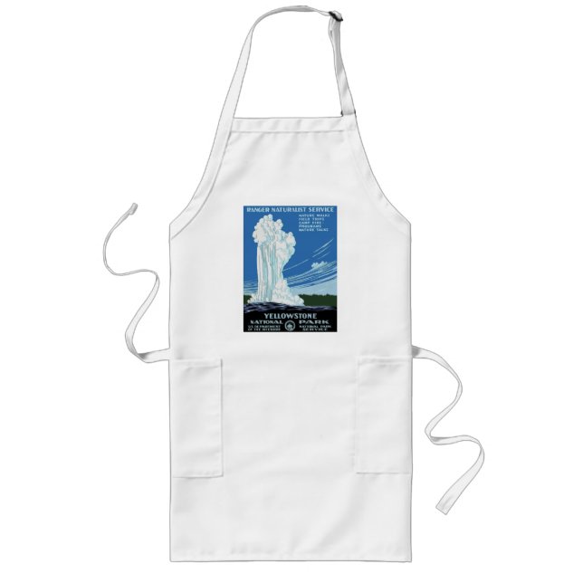 Yellow Stone Park - Old Faithful Geyser Long Apron (Front)