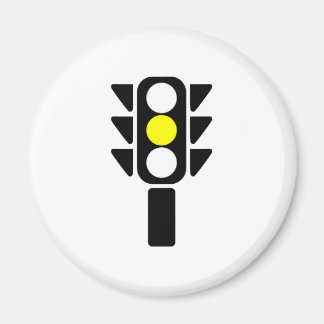 Yellow Stoplight Magnet