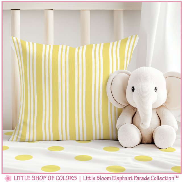 Yellow Stripe Nursery Cushion (Creator Uploaded)