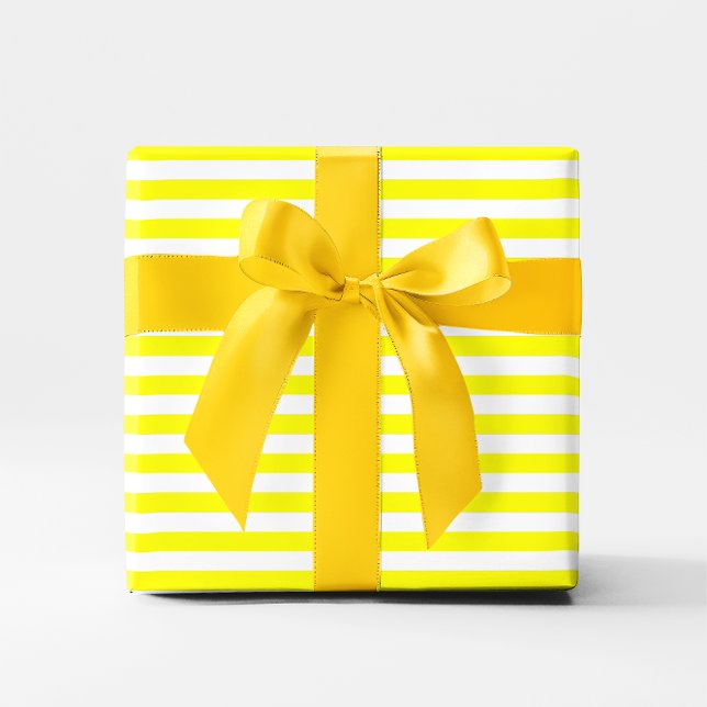 Yellow Stripe Wrapping Paper (Yellow Stripe Wrapping Paper)