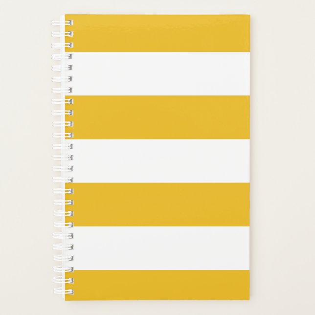 Yellow Striped Planner (Front)