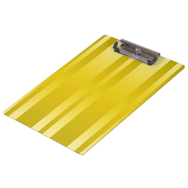 Yellow Stripes Background Clipboard (Angled)