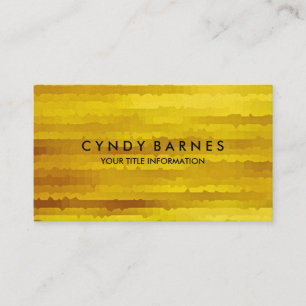 Yellow Stripes Business Card