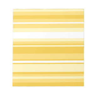 Yellow stripes notepad