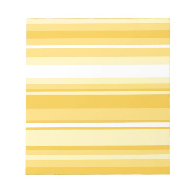 Yellow stripes notepad (Front)