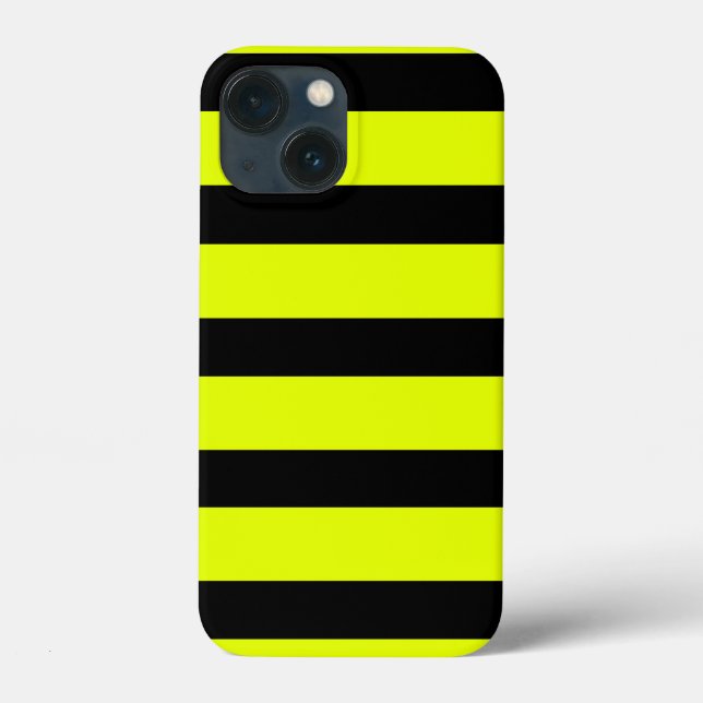 Yellow stripes pattern Case-Mate iPhone case (Back)