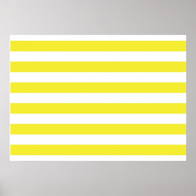 Yellow Stripes Poster (Front)
