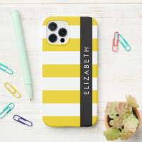 Yellow Stripes, Striped Pattern, Lines, Your Name
