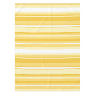 Yellow stripes tablecloth