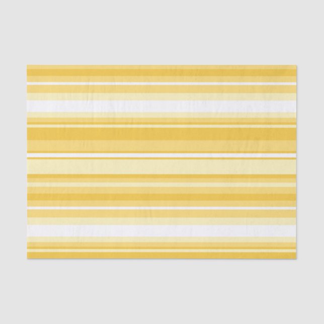 Yellow stripes tissue paper (Front)