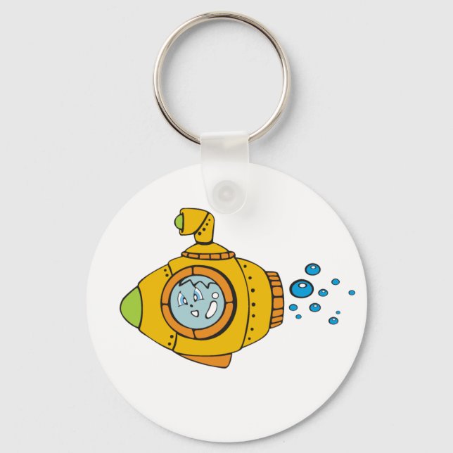 Yellow Submarine Key Ring (Front)
