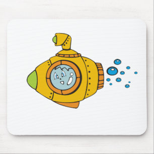 Yellow Submarine Mouse Pad