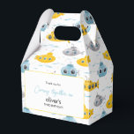 Yellow Submarine Pattern Kids Birthday Party Favour Box<br><div class="desc">Come together to celebrate your little boy or girls birthday with this adorable,  nostalgic,  yellow submarine birthday theme favour box!</div>
