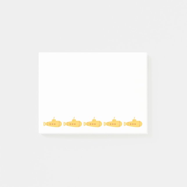 Yellow Submarine Post-it Notes (Front)