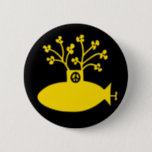 Yellow Submarine Sixties Peace 6 Cm Round Badge<br><div class="desc">Yellow Submarine Sixties-style Peace button.</div>