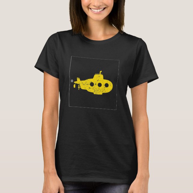 yellow submarine T-Shirt black design (Front)