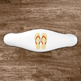 Yellow Summer Beach Theme Ceramic Drawer Pull