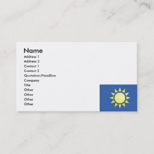 Yellow Sun Business Card
