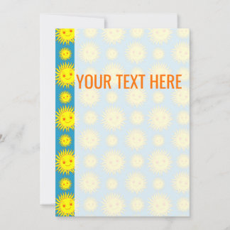 Yellow Sun Face Pattern Announcement