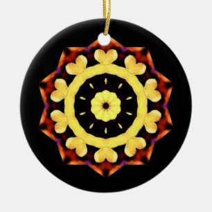 Yellow Sun Ornament