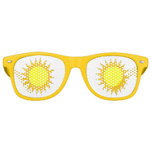 Yellow Sun Sunshine Sunny Suns Beach Party Shades