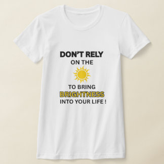 Yellow Sun White INNER PEACE, Women's Motivational T-Shirt
