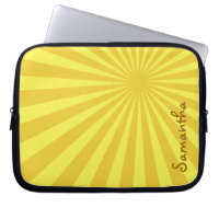 Yellow Sunburst "Add Your Name"