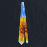 Yellow Sunflower and Bees on Blue Sky - Summer Day Tie<br><div class="desc">Yellow Sunflower and Bees on Blue Sky - Summer Day - Photo Flower Nature - You can also personalise - Choose / Add Your Unique Photo - Image / Text - Name / Colour / Font / Size / more - Make Your Special Gift - Resize and move or remove...</div>