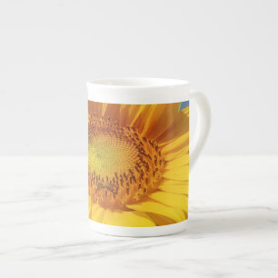 Yellow Sunflower Bone China Mug