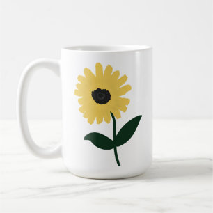 Yellow Sunflower Botanical Garden Lover Coffee Mug