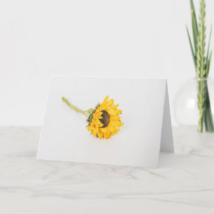 Yellow Sunflower Card