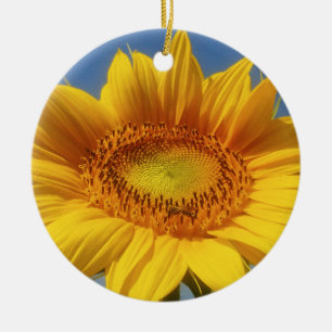 Yellow Sunflower Ceramic Tree Decoration