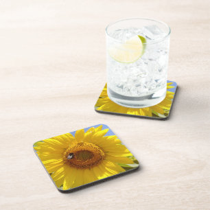 Yellow Sunflower Coaster