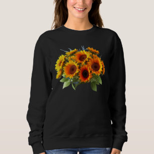 Yellow Sunflower Cute summer Sun flowers Floral Po Sweatshirt
