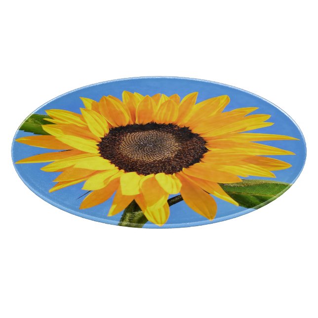 Yellow Sunflower Cutting Board (Corner)