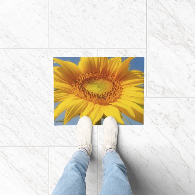 Yellow Sunflower Doormat (Indoor)