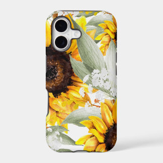 Yellow Sunflower Floral Rustic Fall Flower
