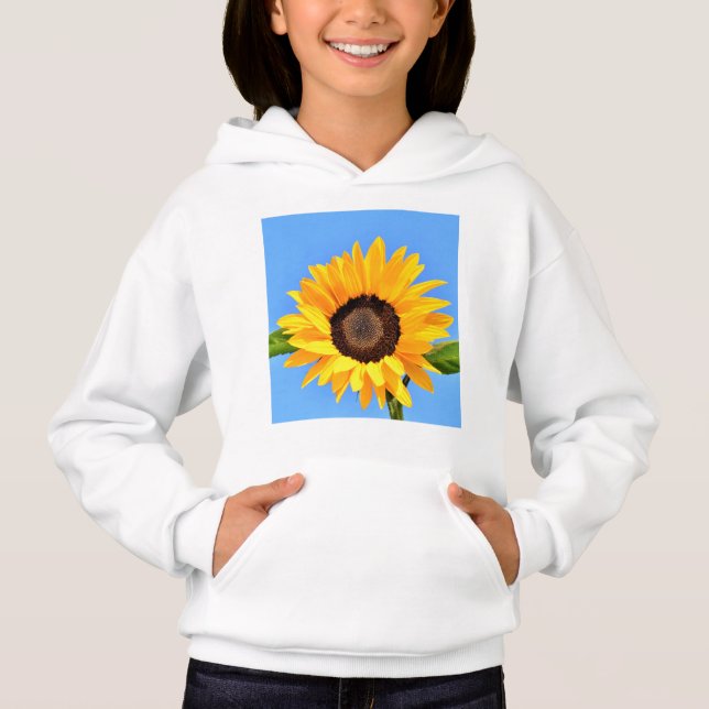 Yellow Sunflower Hoodie (Front)
