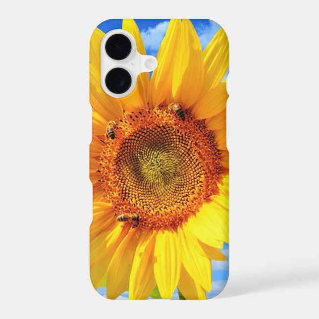 Yellow Sunflower iPhone Case (Back)
