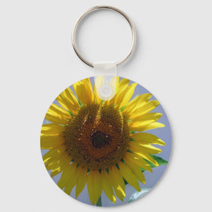 Yellow Sunflower Key Ring