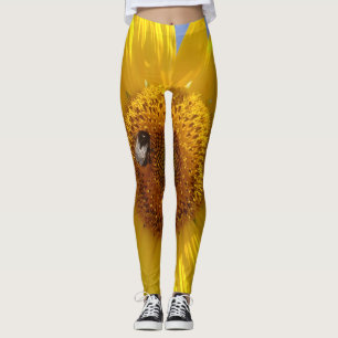 Yellow Sunflower Leggings