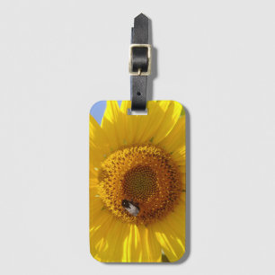 Yellow Sunflower Luggage Tag