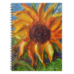 Yellow Sunflower Notebook