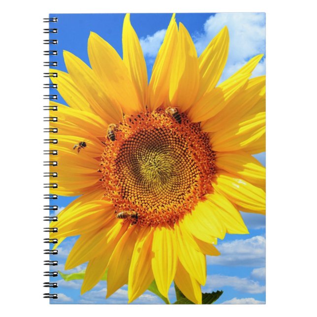 Yellow Sunflower Notebook (Front)