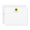 Yellow Sunflower Personalised Stationery Flat
