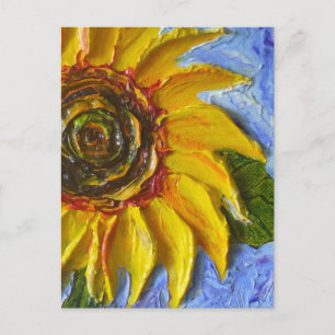Yellow Sunflower Postcard