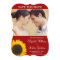 Yellow Sunflower Red Photo Save the Date
